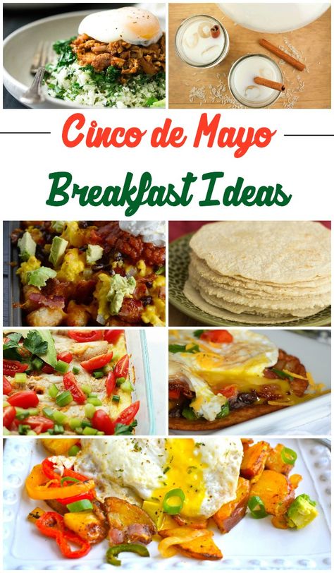 7 Cinco de Mayo breakfast ideas!  You have got to check out some of these great recipe ideas!  YUM! Margarita Chicken, Cinco De Mayo Recipes, Make Ahead Breakfast Casserole, Mexican Breakfast Recipes, Mexican Breakfast, Breakfast Specials, Gourmet Breakfast, Breakfast Party, 5 De Mayo