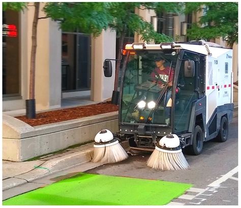 Street Sweeper, Ev Chargers, Bike Lane, Pretty Shorts, Track Bike, Commuter Bike, Parking Garage, Cleaning Ideas, Street Bikes