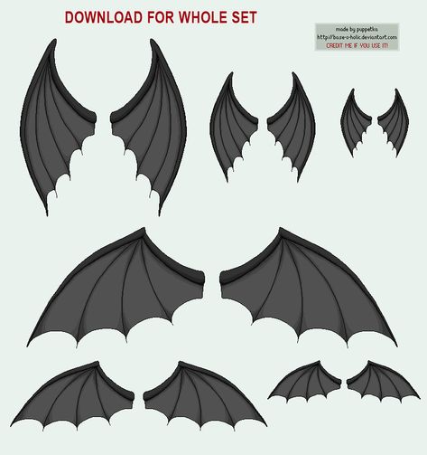 Wings Drawing Demon, Wings Reference Demon, Vampire Wings Art, Demon Wing Reference, Bat Wings On Human, Drawing Base Wings, Demon Wings Reference, How To Draw Bat Wings, Diy Demon Wings