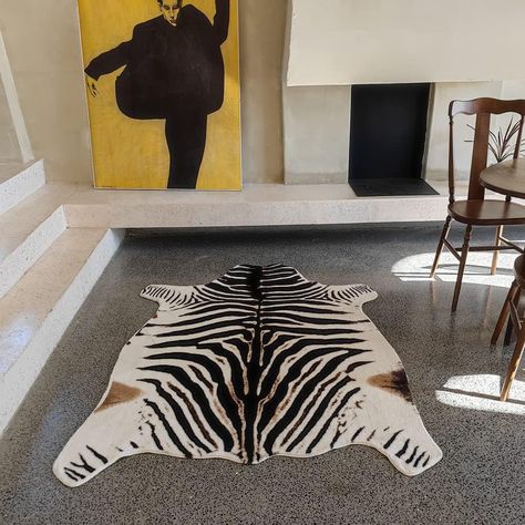 PRICES MAY VARY. FANTASTIC QUALITY 🦓 The cruelty-free zebra area rug is made of premium material: ultra soft polyester fiber on the front and the back. The faux fur rug, with cute zebra pattern and very soft and cozy touch, is durable, odorless, and fadeless because of professional tanning and processing. GORGEOUS UPHOLSTERY 🦓 The crafted zebra print rug, perfect combination of lifelike texture and classic color--black and white, could bring minimalist comfort and artistic and wild vibe to you Nursery Sofa, Zebra Print Bedroom, Zebra Area Rug, Animal Print Bedroom, Zebra Hide Rug, Zebra Cowhide Rug, White Faux Fur Rug, Cow Print Rug, Zebra Print Rug