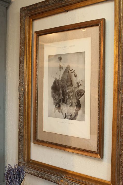 Double Frame Picture Ideas, Double Picture Frame, Gilded Frame Gallery Wall, Double Matted Frames, Framing Antique Photos, Frame Matting Diy, Layer Pictures, Antique Rectangular Picture Frame, Large Ornate Picture Frames