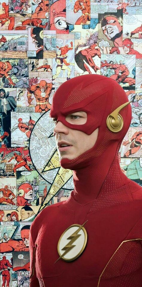 Flash Wallpaper Aesthetic, The Flash Wallpaper 4k, The Flash Wallpaper, Flash Aesthetic, Dc Speedsters, Berry Allen, Superhero Facts, Spiderman Wallpaper, Flash Costume