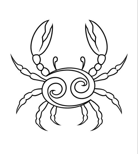 Pices Zodiac Drawing, Small Tattoos Zodiac, Tattoos Zodiac, Desenho Tom E Jerry, Crab Tattoo, Tasteful Tattoos, Sun Tattoos, Line Art Tattoos, Discreet Tattoos