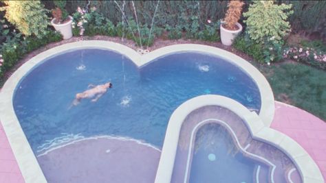 Heart shaped pool, dream house Melanie Martinez, A Heart, Swimming Pool, Swimming, Pool, Twitter, Water, Instagram, Design