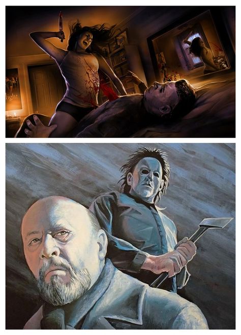 Michael Myers, Halloween. Slasher Pose Reference, Michael Myers Art, Halloween 1978, Halloween Film, Slasher Movies, Horror Movie Icons, Film Horror, Horror Posters, Michael Myers Halloween