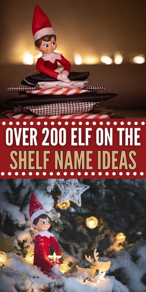 Names For Elf On The Shelf Boy, Elf On The Shelf Names Girl, Elf On The Shelf Name Ideas, Elf Aesthetic Christmas, Elf On The Shelf Names Boy, Elf Names Girl, Elf Names Boy, Elf Name Ideas, Elf On Shelf Names