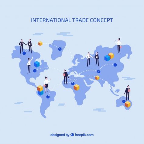 Trade Illustration, Customer Day, Logistics Network, People Design, International Business, Design Technology, Free Advertising, Air Cargo, Website Design Company