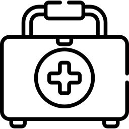 First Aid Kit Drawing, Simple First Aid Kit, Werewolf Games, Red Monochrome, Character Flat, Aid Kit, Animated Icons, First Aid Kit, More Icon