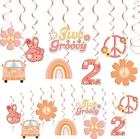 #twogroovy #partydecorations Groovy Birthday Theme, Two Groovy Party, Outdoor Events Decor, Boho Party Decor, Boho Themed Party, Two Groovy, Groovy Party, Boho Party Decorations, Rainbow Party Decorations