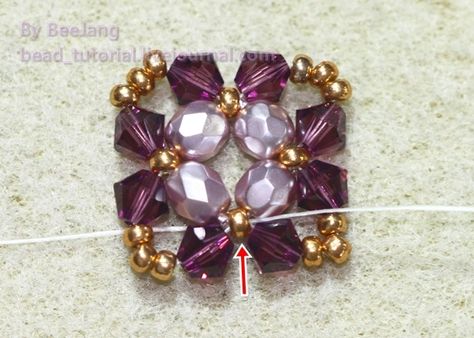 Seed Bead Bracelet Patterns, Beaded Earrings Tutorials, Beaded Jewelry Tutorials, Red Arrow, Seed Bead Tutorial, Beaded Bracelet Patterns, Earring Tutorial, Beaded Anklets, Jewelry Making Tutorials