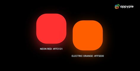 Neon Orange Palette, Neon Orange Color Palette, Neon Hex Codes, Orange Hex, Purple Hex, Neon Colour Palette, Html Color Codes, Orange Palette, Band Ideas