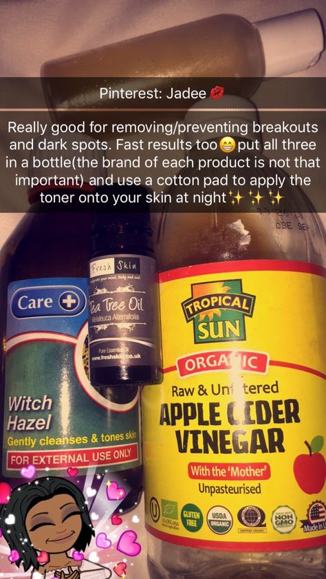 Dark Spots Remedies For Black Skin, Tea Tree Oil For Dark Spots, Removing Dark Spots On Skin, Tea Tree Oil Uses For Skin Dark Spots, Witchhazel Skincare Diy, Diy Dark Spot Remover For Face, Acv On Face, Acv For Acne, Oil For Dark Spots