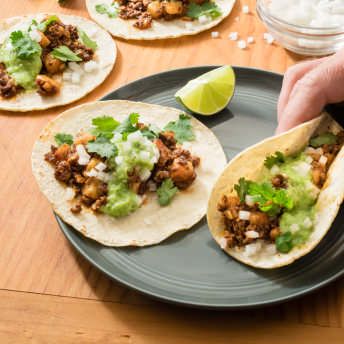 Chorizo and Potato Tacos | America's Test Kitchen Chorizo Potato Tacos, Chorizo Potato, Chorizo Recipe, American Test Kitchen, Chorizo Tacos, Chorizo And Potato, Mexican Chorizo, Crunch Recipe, Potato Tacos