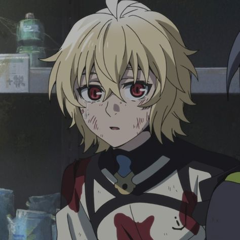 Mika Seraph Of The End, Mika Hyakuya, Mikaela Hyakuya, Anime Printables, Seraph Of The End, Blonde Boys, Owari No Seraph, Anime Profile, Inuyasha