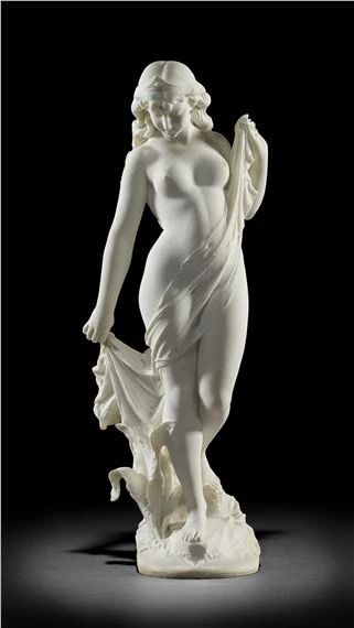 Artwork by Ferdinando Andreini, Nymph, Made of marble Hackney London, Anatomy Sculpture, Classic Sculpture, Greek Statues, Divine Beauty, Shotting Photo, Greek Sculpture, Sell Art, Marble Statues