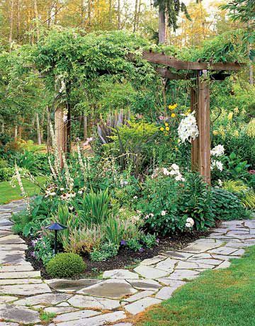 MISTAKE: Not knowing the dimensions of your garden Garden Island, Flora Grubb, Gardening Inspiration, Pergola Design, Areas Verdes, Water Gardens, Garden Yard Ideas, Garden Path, Garden Pathway