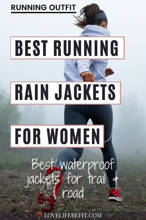 Waterproof women's running jackets Running Jackets Women, Marathon Running Outfit, Rain Jackets For Women, Cute Rain Jacket, Womens Rain Jacket, Best Rain Jacket, Running Outfits, Womens Running Jacket, Running In The Rain