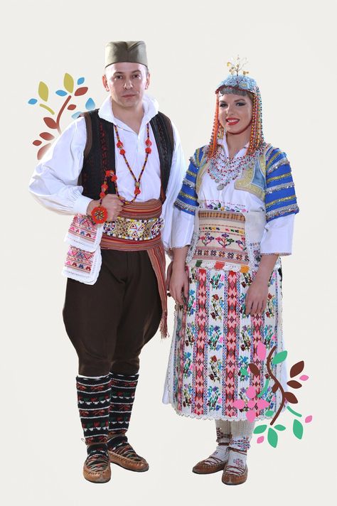 Serbian traditional clothing (folk costumes) Serbian Traditional Clothing, Serbian Clothing, Costumes Around The World, Types Of Lace, Folk Clothing, Costume Patterns, Eastern European, Folk Costume, Traditional Clothing