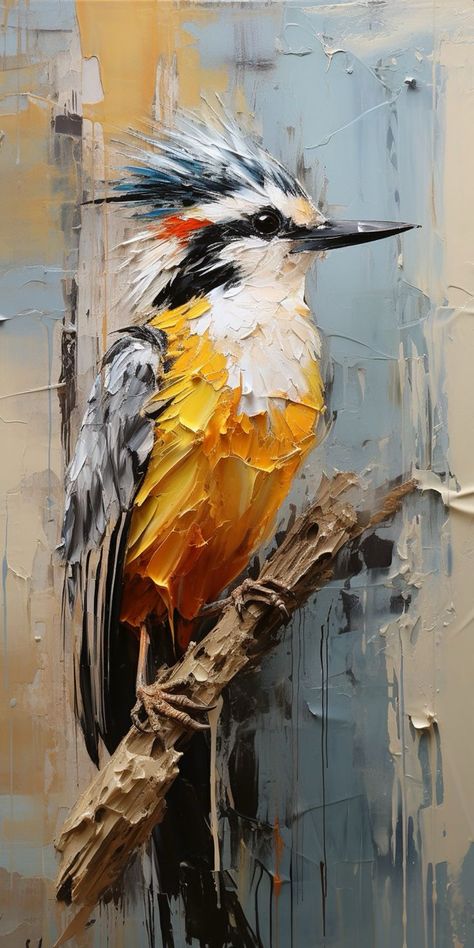 Abstract Animal Art Drawing, Old Oil Paintings, Bird Acrylic Painting, Carpet Ideas 2023, Bird Oil Painting, Bird Painting Acrylic, Acrylic Portrait Painting, Carpet Ideas, Animal Illustration Art