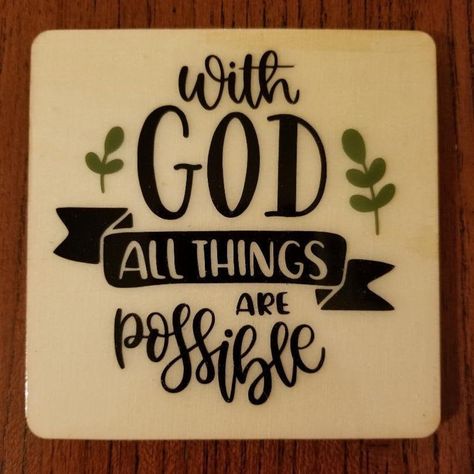 Christian Coasters, Scripture Inspiration, Working With Wood, Fun Birthday Party, Wooden Coasters, Ceramic Ideas, Car Coasters, Paint Ideas, Christian Gifts