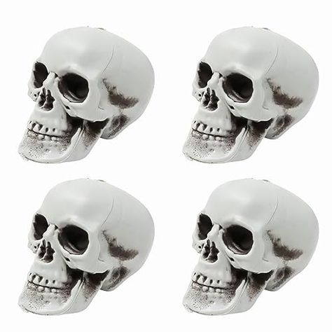 Fake Skeleton, Halloween Ambiance, Crafts Outdoor, Outdoor Halloween Decorations, Skull Model, Halloween Skulls, Halloween Skeleton Decorations, Plastic Skeleton, Skeleton Decorations