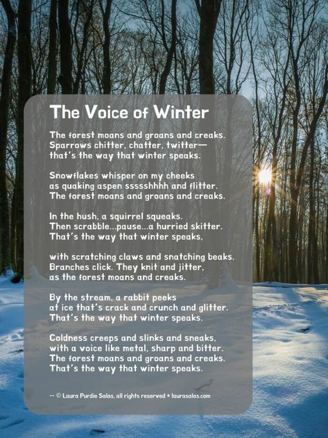 The Voice of Winter–a Villanelle [Poetry Friday] Happy Winter Solstice 2023, Winter Solstice Poem, Winter Solstice Poems, Winter Solstice Quotes, Winter Rings, Solstice Quotes, Happy Poetry, Sacred Family, Winter Poetry