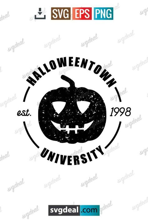 Halloween Town Svg Free, Halloweentown Svg, Halloweentown University, Cricut Halloween, Cricut Craft, Cricut Designs, Free Svg Files, Cricut Craft Room, Free Halloween