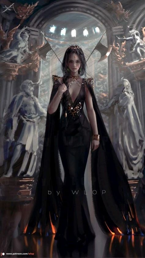 Fantasy Gowns, Fantasy Dress, Digital Art Girl, Beautiful Fantasy Art, Fantasy Clothing, Fantasy Fashion, Character Outfits, Dark Fantasy Art, Low Key