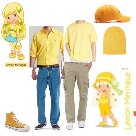 Strawberry Shortcake Costume, Men Costume, Costume Inspo, Lemon Meringue, Costume Outfits, Mens Costumes, Strawberry Shortcake, Meringue, Outfit Idea