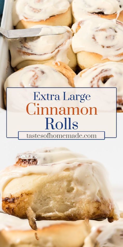 Large Cinnamon Rolls, Bakery Cinnamon Rolls, Easy Overnight Breakfast, Pioneer Woman Cinnamon Rolls, Buns Homemade, Giant Cinnamon Rolls, No Yeast Cinnamon Rolls, Cinnamon Roll French Toast Bake, Quick Cinnamon Rolls