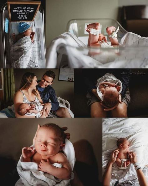 Photos To Take In Hospital Baby, Must Have Hospital Pictures, Baby First Pictures Hospital, First Picture Of Newborn In Hospital, Diy Newborn Pictures At Hospital, First Newborn Pictures At Hospital, First 48 Photography, Hospital Maternity Pictures, Newborn Baby Photos Hospitals