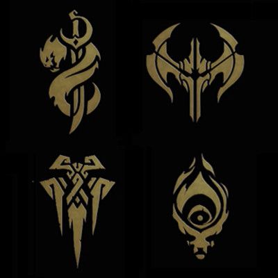 Gameplay and lore icons for 'League of Legends' (In collaboration with Riot Games) League Of Legends Logo, Cool Symbols, Magic Symbols, Tattoo Style Drawings, Riot Games, Symbol Design, Magic Circle, Game Icon, Symbol Logo