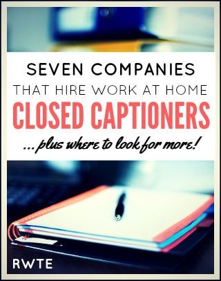 Here's a list of seven legitimate companies that hire work at home closed captioners, plus a few ideas for where to look to find even more jobs like this. Captioning Jobs, Tooth Whitening, Make Money Writing, Side Money, Quick Money, Earn Extra Money, Work At Home, Ways To Earn Money, Earn Money From Home