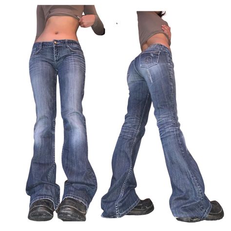 Y2k Fashion Low Waisted Jeans, Low Waisted Pants Y2k, Low Waisted Jeans Women, Low Wasted Pants, Flare Jeans Low Waist, Baggy Lowrisejeans Outfit, Where To Buy Low Waisted Jeans, Low Waisted Bell Bottom Jeans, Low Waist Trousers Outfit