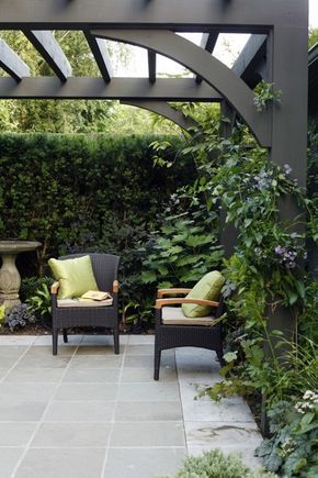 Hello!!! Haven't meant to be away, more like swept away...... into the height of landscape season, wildly busy this year.....a good sig... Pergola Modern, Shady Garden, Backyard House, Modern Pergola, Pergola Design, Backyard Pergola, Have Inspiration, Pergola Plans, Diy Pergola