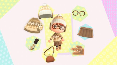 Acnh Outfits Ideas, Acnh Outfits, Acnh Ideas, Animal Crossing Villagers, Acnh Inspo, Animal Crossing Pocket Camp, Ootd Ideas, New Leaf, Outfits Ideas