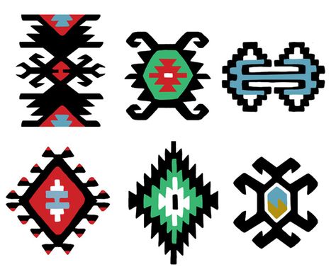 Traditional kilim motifs Pirot Kilim, Kilim Motifs, Pola Manik, Illustration Tutorial, Pola Bordir, Kilim Pattern, Traditional Kilim, Native American Design, Ornament Pattern