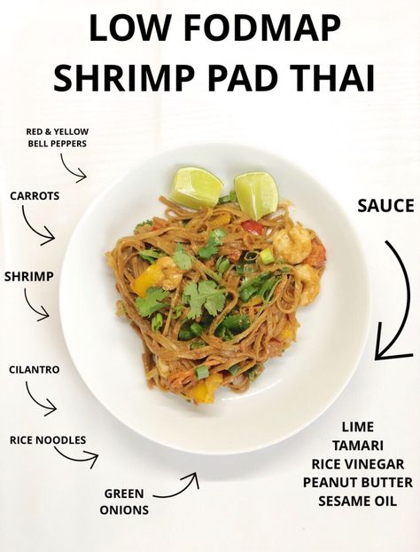 Low Fodmap Soba Noodle Recipe, Low Fodmap Noodles, Low Fodmap Rice Noodle Recipes, Low Fodmap Pad Thai, Low Fodmap Meal Prep, Fodmap Food List, Low Fodmap Diet Plan, Fod Map, Fodmap Diet Plan