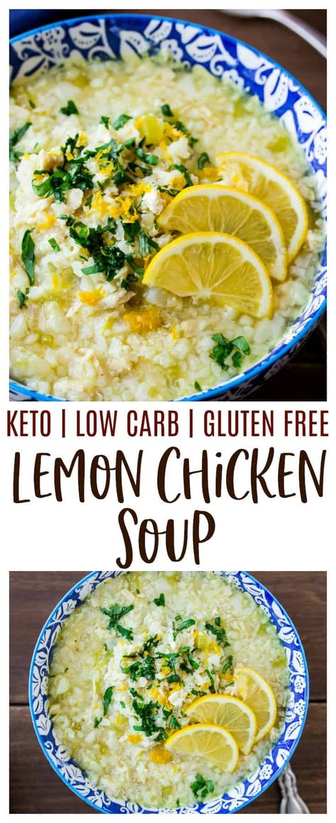 Keto Lemon Chicken, Lemony Chicken, Lemon Chicken Soup, Keto Diets, Boiled Egg Diet Plan, Keto Soup, Low Carb Soup, Low Carb Dinner Recipes, Diet Vegetarian