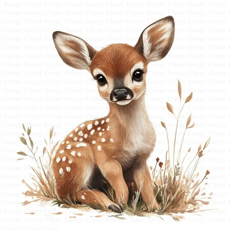 Joli bébé cerf des cliparts | 5 fichiers JPG de haute qualité | Téléchargement numérique | Clipart de cerf des bois | Clipart animaux | Clipart cerf | Journaux indésirables Offre spéciale ! Rehaussez vos projets créatifs avec cet ensemble de cliparts exclusif, comprenant 5 images époustouflantes à un prix incroyable ! Parfait pour l'art mural de chambre de bébé, les journaux indésirables, les cartes de voeux, les invitations, les impressions, les albums de coupures, les collages, les techniques Vintage Deer Art, Vintage Deer Illustration, Pretty Painting Ideas, Woodland Tattoo, Baby Deer Art, Deer Drawings, Deer Printable, Deer Clipart, Small Deer