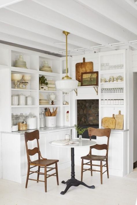 Liz Marie Galvan, Cozy Cottage Kitchen, Liz Marie, White Shiplap Wall, Nook Ideas, White Shiplap, Cottage Kitchens, Best Kitchen Designs, Kitchen Nook