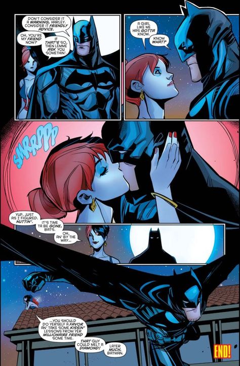 Harley Quinn kisses Batman Funny Batman, Batman Meme, Der Joker, Harley Quinn Comic, Univers Dc, Batman Funny, Harley Quinn Art, Im Batman, Batman Universe