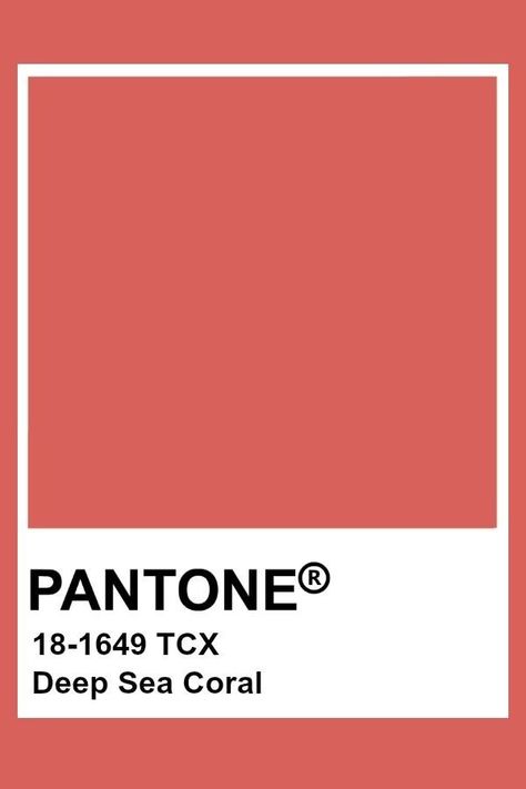 Pantone Coral Pink, Key West Colors, Red Color Names, Red Pantone, Dark Coral Color, Coral Pantone, Coral Colour Palette, Pantone Red, Pantone Color Chart