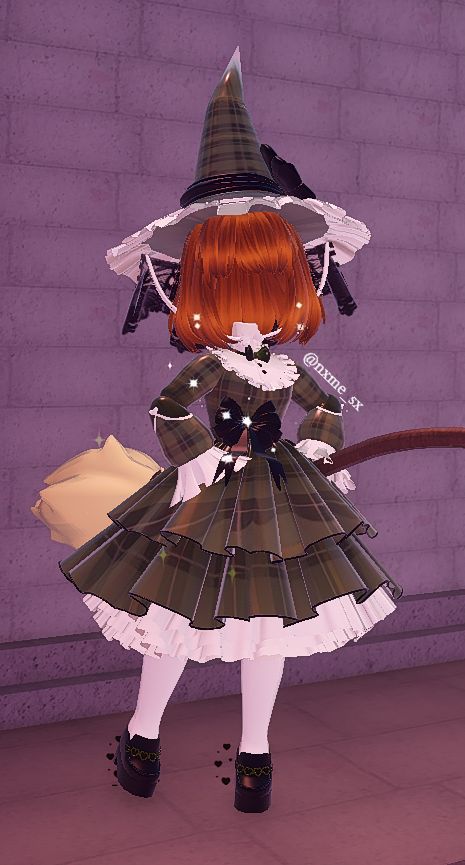 Wearing: Peppermint Skirt, Cookie Loafers, Mon Chéri Bodice, Mon Chéri Sleeves, Pageant Diamond, Bagical Broomstick, Ghost Head, Windy Witch Hat. PATTERN: LuminousEva. Free to use without credits! But i would appreciate the credits. ( IN GAME ) !! DON'T REUPLOAD W/O CREDITS !! Cute Fall Roblox Avatars, Royale High Ghost Outfits, Rh Halloween Outfit Ideas, Royale High Pageant Outfits, Halloween Outfit Royale High, Royal High Outfits Halloween, Royalloween Outfits, Royale High Witch Outfits, Witch Royale High