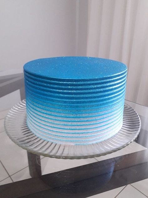 Cakes For Teenagers, Blue Birthday Cakes, Bday Party Theme, Birthday Cakes For Men, 13th Birthday Parties, Diy Gift Set, Beautiful Birthday Cakes, Decorating Videos, Blue Cakes