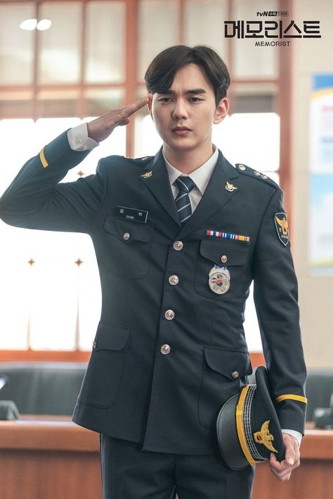 Korean Police Uniform, Korean Police, Yo Seung Ho, Army Combat Uniform, Martial Art Uniform, Police Uniform, Yoo Seung Ho, Seo Kang Joon, Police Uniforms