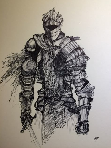 Soul of Cinder Soul Of Cinder Tattoo, Soul Of Cinder Fanart, Dark Souls Drawing, Dark Souls Soul Of Cinder, Souls Drawing, Soul Of Cinder, Drawings On Lined Paper, Souls Tattoo, Dark Souls Tattoo