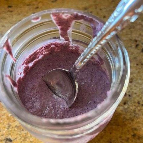 Blueberry Blended Overnight Oats Blended Blueberry Overnight Oats, Blended Overnight Oats, Vegetable Rice Soup, Blended Oats, Chocolate Fudge Cupcakes, Blueberry Overnight Oats, Fermented Milk, Blueberry Oat, Registered Dietitian Nutritionist