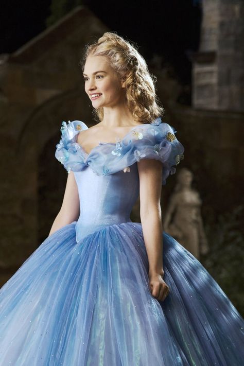 Why Lily James Is "Actively Seeking Characters That Are Different" From Cinderella Cosplay Wig Tutorial, Cinderella Ballgown, New Cinderella Movie, Cinderella Aesthetic, Cinderella Cosplay, Cinderella Movie, Cinderella 2015, Cinderella Disney, Cinderella Dresses