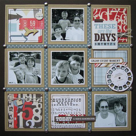 These are the days_July 2009_CWa5 Design Yearbook, Family Scrapbook Layouts, Book Layouts, Yearbook Spreads, Yearbook Layouts, Scrapbook Disney, Diy Photo Book, Yearbook Covers, Artifact Uprising